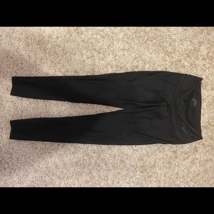 black and mesh nike leggings